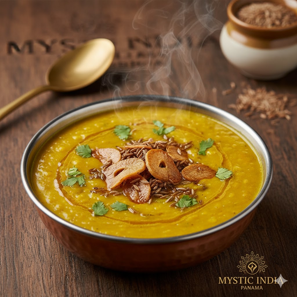 Dal Tadka – A Golden Bowl of Comfort at Mystic India Panama
