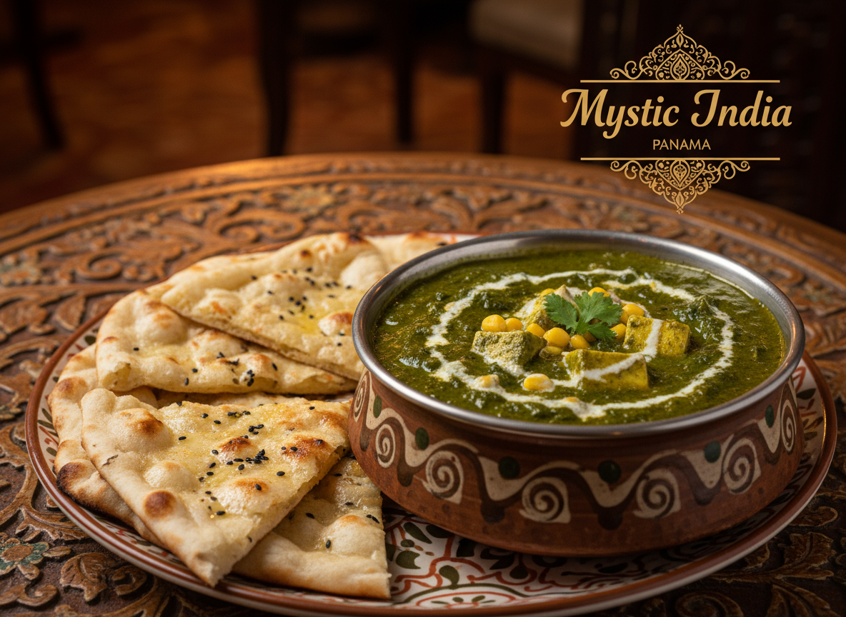 Palak Corn Masala – Corn in Creamy Spinach Sauce | Mystic India Panama